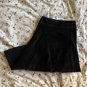 Blacker velvet Forever 21 skirt